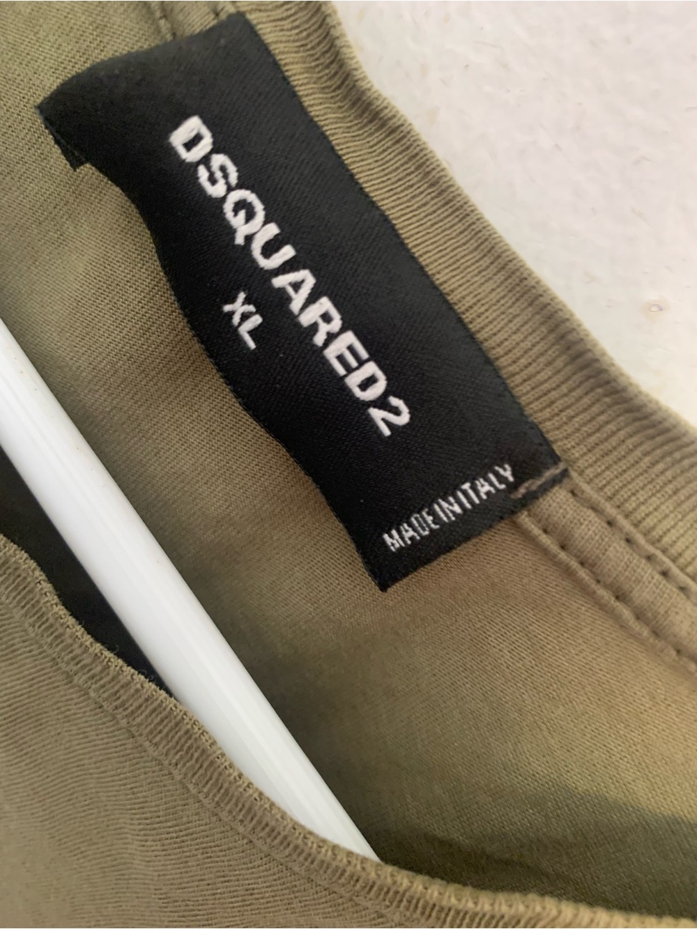 DSQUARED2 Olive Green Crewneck Tee